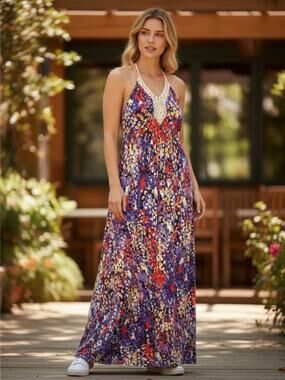 elle floral maxi dress The Elle Maxi Dress